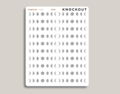 Moon Phase Icon Planner Stickers FQ55