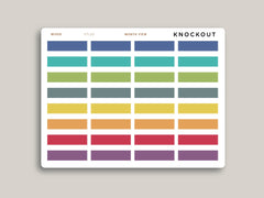 Single Day Month View Washi for Hobonichi Cousin HTL20