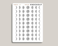 Moon Phase Icon Planner Stickers FQ55