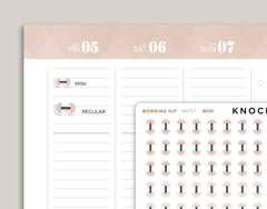 Dumbbell Icon Planner Stickers for 2022 inkWELL Press IWP-E7
