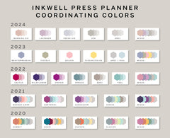 Federal Holiday & Notable Dates Monthly Planner Stickers for 2022 inkWELL Press Planners IWP-E1