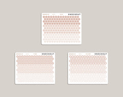 Mini Hexagons Stickers for 2022 inkWELL Press Planners IWP-E8