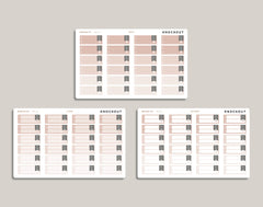 Bill Due Label Planner Stickers for 2022 inkWELL Press Planners IWP-P17