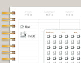 Sewing Machine Icon Planner Stickers FQ74