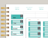 Bill Due Label Planner Stickers for MakseLife Planner R20