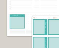 CUSTOM A5 Daily Dot Grid Appointment Full Box Planner Stickers for MakseLife Planner R59