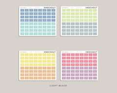 WEEK View Day Number Covers for Hobonichi Cousin HTM16