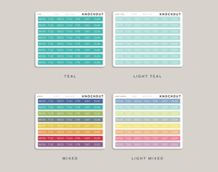 WEEK View Day of the Week Covers for Hobonichi Cousin HTM15