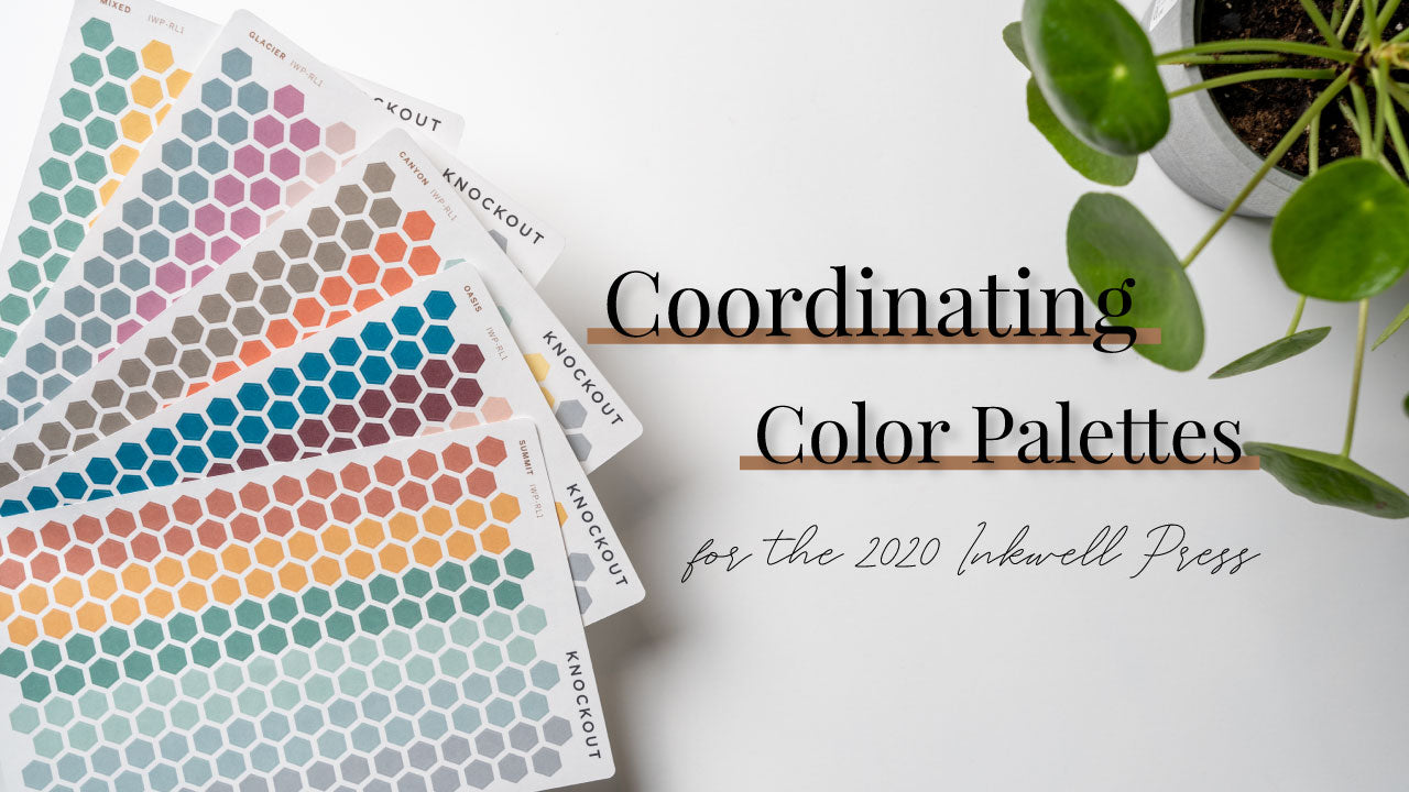 Our 2020 Inkwell Press Coordinating Palettes