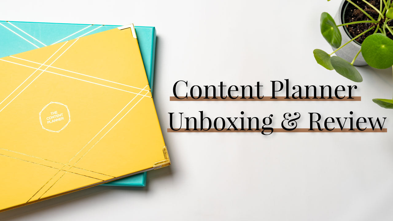 The Content Planner Unboxing & Review