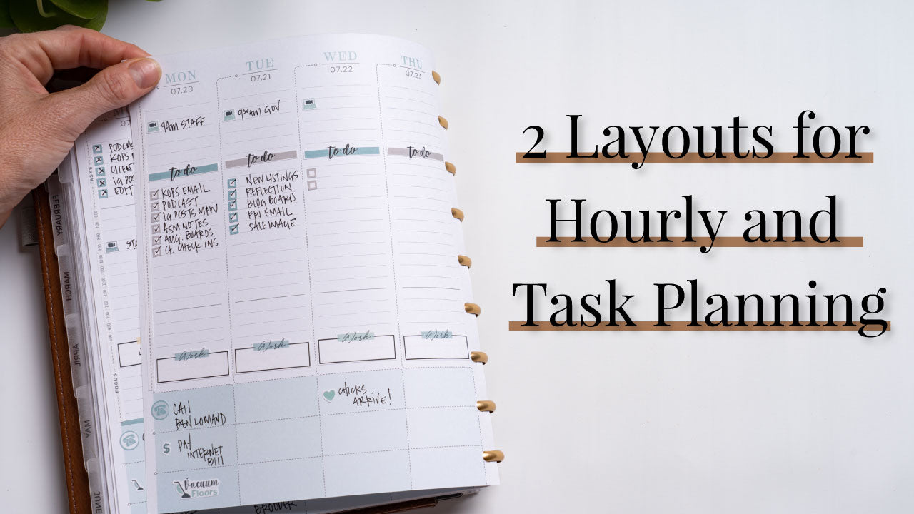2 Ways to Hourly Plan with To-Do List in your IWP Classic
