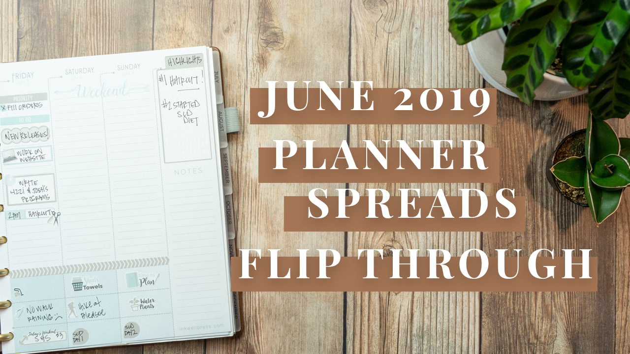 Inside Jess' Planner | June 2019 Flip Through