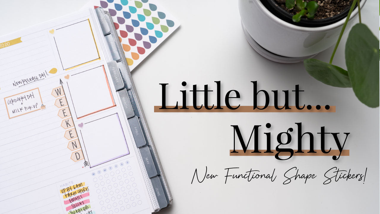 Little but Mighty Functional Planner Stickers | New Release 01/29/21