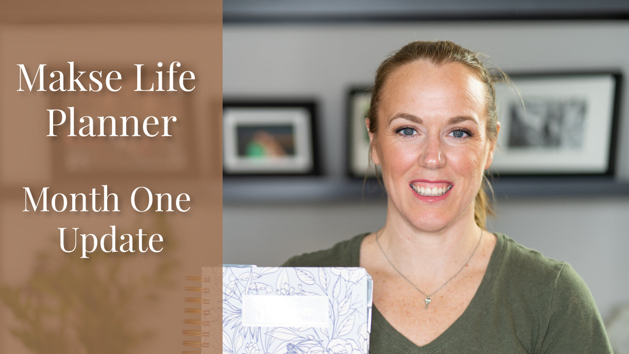 Update! Month One in my Makse Life Planner