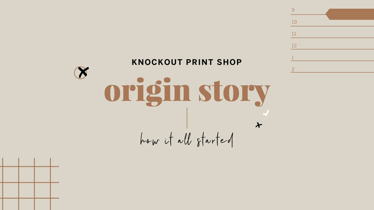Knockout Print Shop Origin Story