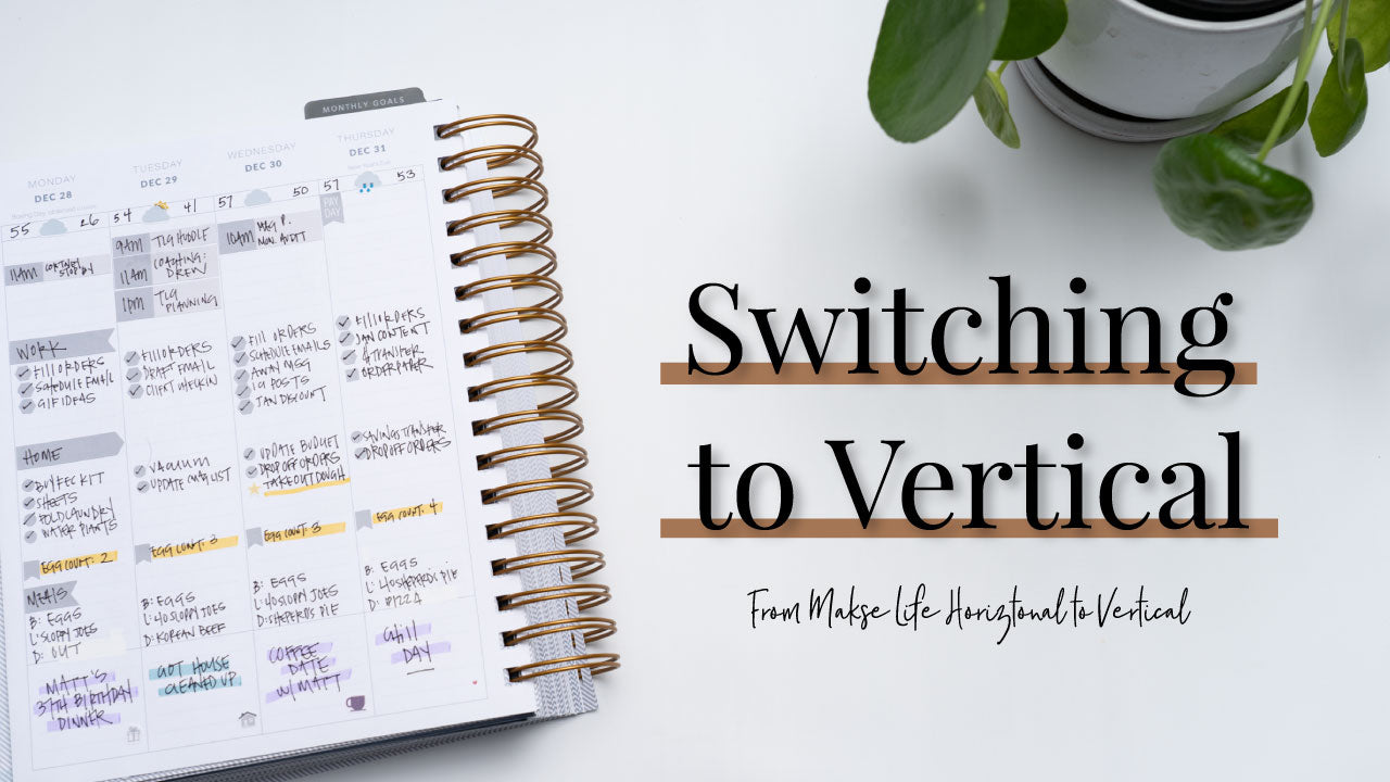 Switching Back to a Vertical Planner for 2021