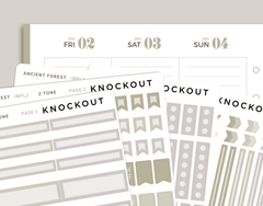 2 Tone Classic Functional Sampler Kit for inkWELL Press Planners IWPL2