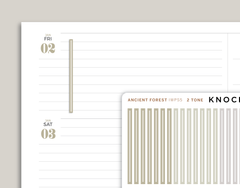 2 Tone FLEX Divider Washi Stickers for inkWELL Press Planners IWPS5