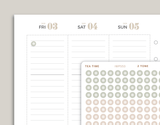 2 Tone Mini Circle Stickers for inkWELL Press Planners IWPS53