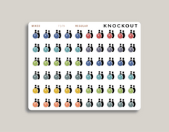 Bowling Sports & Fitness Planner Stickers FQ79