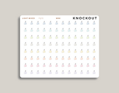 Boxing Glove Sports & Fitness Planner Stickers FQ70