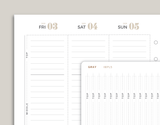 CUSTOM Text Dashed Line Cover Strips inkWELL Press Planners IWPL5C