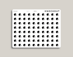 Football Helmet Sports & Fitness Planner Stickers FQ77