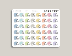 Football Helmet Sports & Fitness Planner Stickers FQ77
