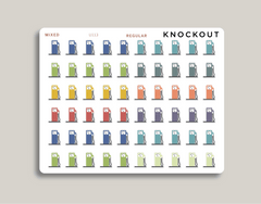 Gas Pump Icon Planner Sticker for MakseLife Planner U113