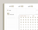 Meal Plan Stickers for inkWELL Press Planners IWPS4