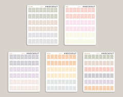 Mini Flag Planner Stickers for inkWELL Press Planners IWPS3