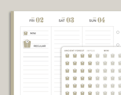 Scale Icon Planner Stickers for inkWELL Press Planners IWPS15