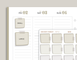Sticky Note Box Planner Stickers for inkWELL Press Planners IWPS2 / IWPL6