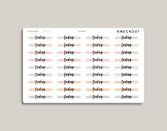 CLASSIC Highlight Header Stickers for inkWELL Press Planners IWPL26