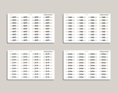 CLASSIC Highlight Header Stickers for inkWELL Press Planners IWPL26