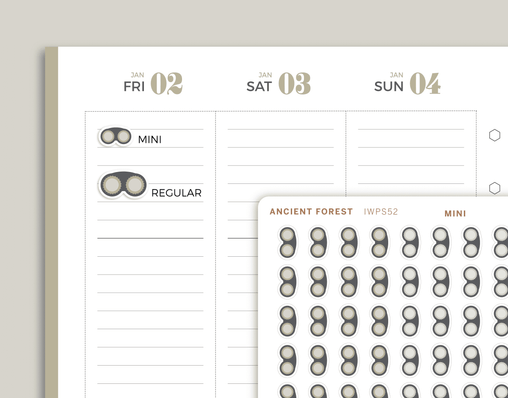 Change Contacts/Order Contacts Icon Stickers for inkWELL Press Planners IWPS52