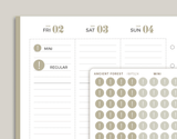 Exclamation Point Bullet Journal Circle Planner Stickers for inkWELL Press IWPS24