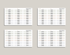 FLEX Highlight Header Stickers for inkWELL Press Planners IWPL27