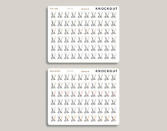 Haircut Appointment Icon Planner Stickers for inkWELL Press Planners IWPS48
