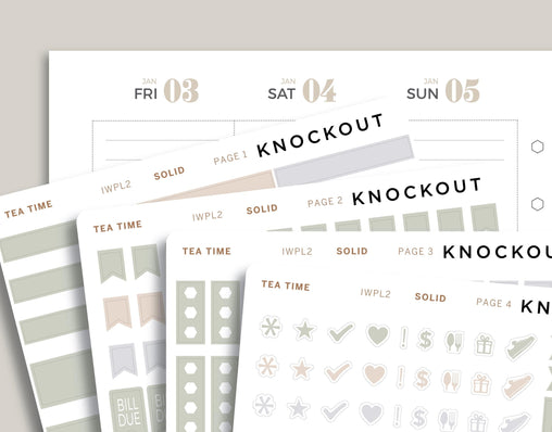 Classic Functional Sampler Kit for inkWELL Press Planners IWPL2