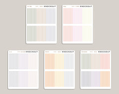 FLEX Divider Washi Stickers for inkWELL Press Planners IWPS5