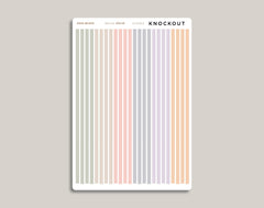 CLASSIC Divider Washi Strip Stickers for inkWELL Press Planners IWPL20