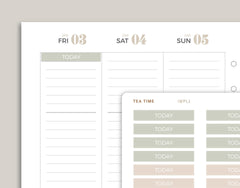 Classic Header Stickers for inkWELL Press Planners IWPL1