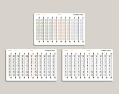 FLEX Weekend Banner Stickers for inkWELL Press Planners IWPL23