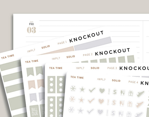 Flex Functional Sampler Kit for inkWELL Press Planners IWPL7