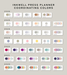 2 Tone Mini Circle Stickers for inkWELL Press Planners IWPS53