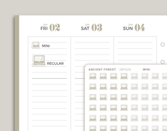 Laptop Planner Sticker for inkWELL Press Planners IWPS29