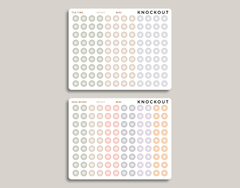 Asterisk Bullet Journal Circle Planner Stickers for inkWELL Press IWPS24