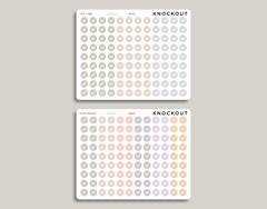 Checkmark Bullet Journal Circle Planner Stickers for inkWELL Press IWPS24