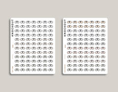 Change Contacts/Order Contacts Icon Stickers for inkWELL Press Planners IWPS52